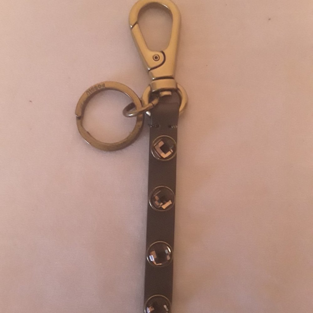 Fossil  Leather Key Chain / fob